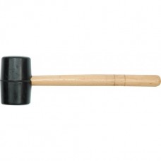 Молоток резиновый с деревянной ручкой d70мм 