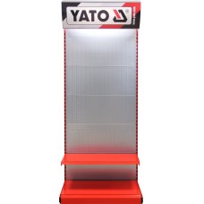 Стенд выставочный YATO с подсветкой 58х99х230см.(ГхШхВ) + 60 крючков