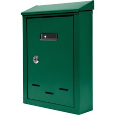 Ящик металлический почтовый 285х200х60мм зеленый 