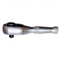 Ключ трещоточный для головок и бит 1/4x1/4" 90T L90мм CrV "H-D"
