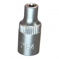 Головка торцевая 1/4" TORX Е4, L25 мм, CrV "H-D"