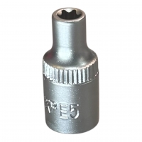 Головка торцевая 1/4" TORX Е5, L25 мм, CrV "H-D" Головка торцевая 1/4" TORX Е5, L25 мм, CrV "H-D"
