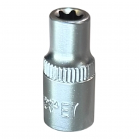 Головка торцевая 1/4" TORX Е7, L25 мм, CrV "H-D"