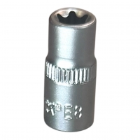 Головка торцевая 1/4" TORX Е8, L25 мм, CrV "H-D"