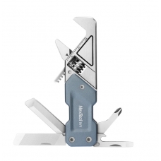 Ключ гаечный разводной многофункциональный NexTool Walker W1, 6 функций, 114х28х12мм, с битами