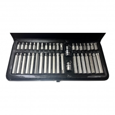 Головки-биты специальные TORX, HEX, SPLINE (набор 40пр.) CrV 55-62 HRS 