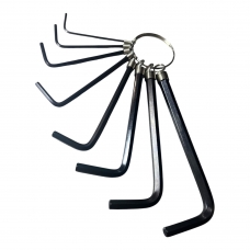 Ключи шестигранные 1.5-6.0мм (набор 8пр.) CrV "H-D"