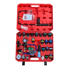 Манометр диагностический для обслуживания системы охлаждения 0-2.5 bar с переходниками, 34пр. 