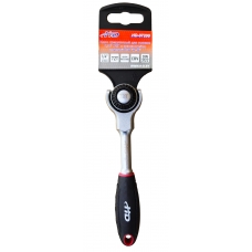 Ключ трещоточный для головок 1/4" 72T с вращающейся головкой CrV "H-D" Ключ трещоточный для головок 1/4" 72T с вращающейся головкой CrV "H-D"