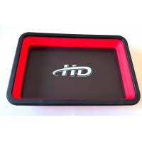 Лоток магнитный силиконовый складной для деталей 178х279х15-45 мм, цвет красный "H-D" Лоток магнитный силиконовый складной для деталей 178х279х15-45 мм, цвет красный "H-D"