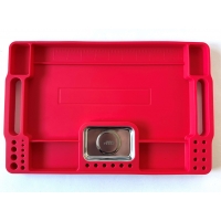 Лоток магнитный силиконовый для деталей 227х358х21 мм, цвет красный "H-D" Лоток магнитный силиконовый для деталей 227х358х21 мм, цвет красный "H-D"