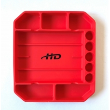 Лоток силиконовый для деталей 227х250х25 мм, цвет красный "H-D" Лоток силиконовый для деталей 227х250х25 мм, цвет красный "H-D"