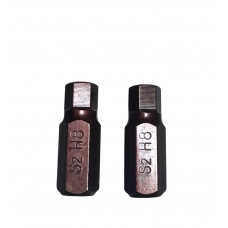 Бита HEX H8 10x30мм S2 под ключ, 2 штуки "H-D"