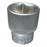 Головка торцевая 1/2" 6гр. 23мм L38мм CrV "H-D" Головка торцевая 1/2" 6гр. 23мм L38мм CrV "H-D"