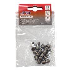 Вставки для ремонта резьбы М6х1,0х10,8мм (20шт) 