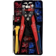 Клещи автоматические (стриппер) 205 мм с наконечниками, набор 260 предметов Клещи автоматические (стриппер) 205 мм с наконечниками, набор 260 предметов