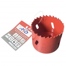 Коронка биметаллическая по металлу и дереву 51мм., L38мм., 5/8