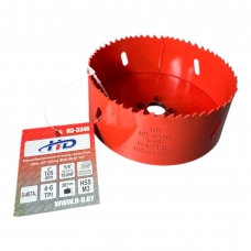 Коронка биметаллическая по металлу и дереву 105мм., L38мм., 5/8