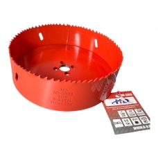 Коронка биметаллическая по металлу и дереву 140мм., L38мм., 5/8