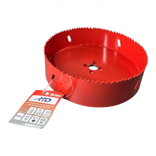 Коронка биметаллическая по металлу и дереву 152мм., L38мм., 5/8 Коронка биметаллическая по металлу и дереву 152мм., L38мм., 5/8