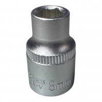 Головка торцевая 3/8" 6гр. 8мм L28мм CrV "H-D" Головка торцевая 3/8" 6гр. 8мм L28мм CrV "H-D"