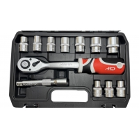 Набор инструментов 1/2" (12пр.) CrV "H-D" Набор инструментов 1/2" (12пр.) CrV "H-D"