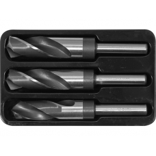 Сверла по металлу спиральные 22, 24, 25 мм, HSS 4241, набор 3 предмета 