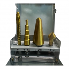 Сверла по металлу специальные, HSS 4241, набор 4 предмета 