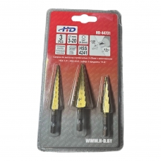 Сверла по металлу ступенчатые 3-20мм с хвостовиком HEX 1/4