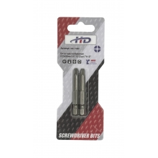 Биты крестообразные PZ3х50мм 1/4" S2 (2шт) "H-D"