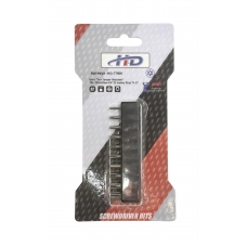 Биты "Torx Tamper Resistant" TR6-TR40x25мм 1/4" S2 (набор 10пр) "H-D"