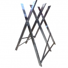 Козлы металлические складные для распиловки бревен 800х810x800мм, мах150кг. Козлы металлические складные для распиловки бревен 800х810x800мм, мах150кг.