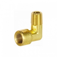 Штуцер пневматический угловой с резьбами F1/2