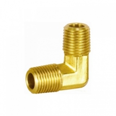 Штуцер пневматический угловой с наружными резьбами 1/2