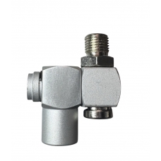 Штуцер пневматический шарнирный двойной с резьбой M1/4
