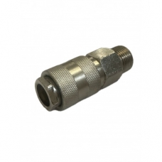 Быстроразъем пневматический с обратным клапаном, наружная резьба 1/4