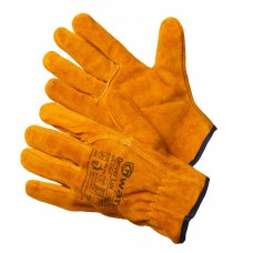 GWARD Driver Lux Перчатки из спилка оранжевого цвета, прошиты огнеупорной нитью (р.10 (XL))