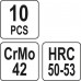 Головки для поврежденных внутренних болтов HEX, TORX, SPLINE 3-11мм (набор 10пр.) 
