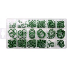 Кольца уплотнительные резиновые для кондиционера зеленые (набор 225шт) 