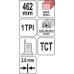 Полотно для сабельной пилы по кирпичу и газобетону 462x2.0мм 1TPI TCT 