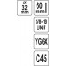 Сверло корончатое универсальное TCT  32мм 5/8'', YG6X, C45 