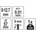 Индикатор измерительный часового типа цифровой 0-12,7мм 