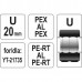 Обжимочная матричная головка тип  U 20 для пресс-клещей YT-21735